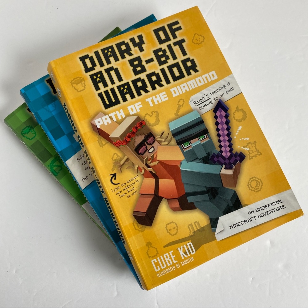 Diary of an 8-Bit Warrior 1, 3 & 4 Star Wars books
